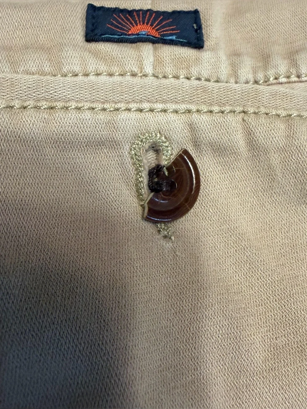 Faherty Reserve Shorts Mens Size 32 Tan Stretch Chino 9
